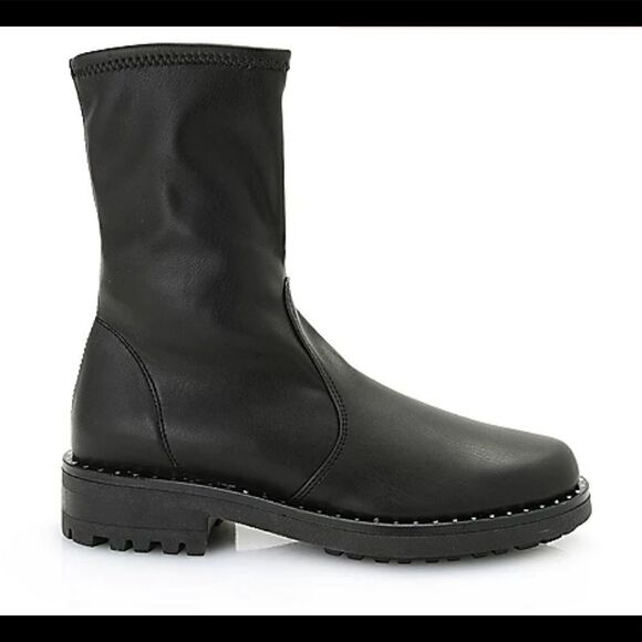 NWT Rapisardi by Ron White “Frances”Leather like & Elastic Ankle Boots. Italian - Picture 1 of 5